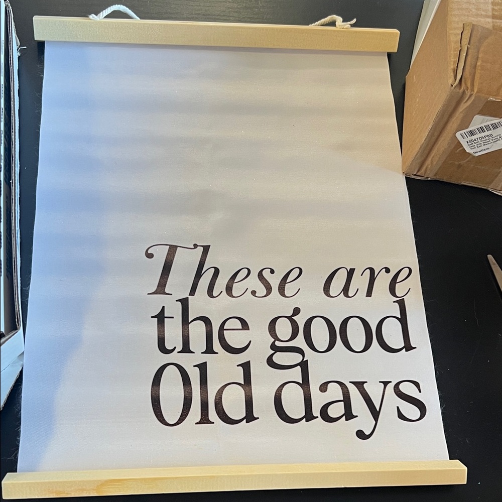 Inspirational Wall Hanging with Quote